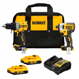 COMBO TALADRO Y ATORNILLADOR 20V XR DEWALT DCK2490D2