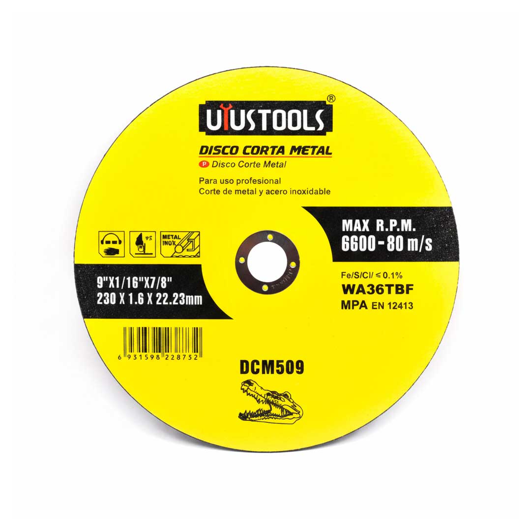 DISCO CORTE 9 DCM509 UYUSTOOLS