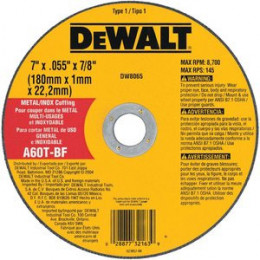 DISCO CORTE DEWALT 7