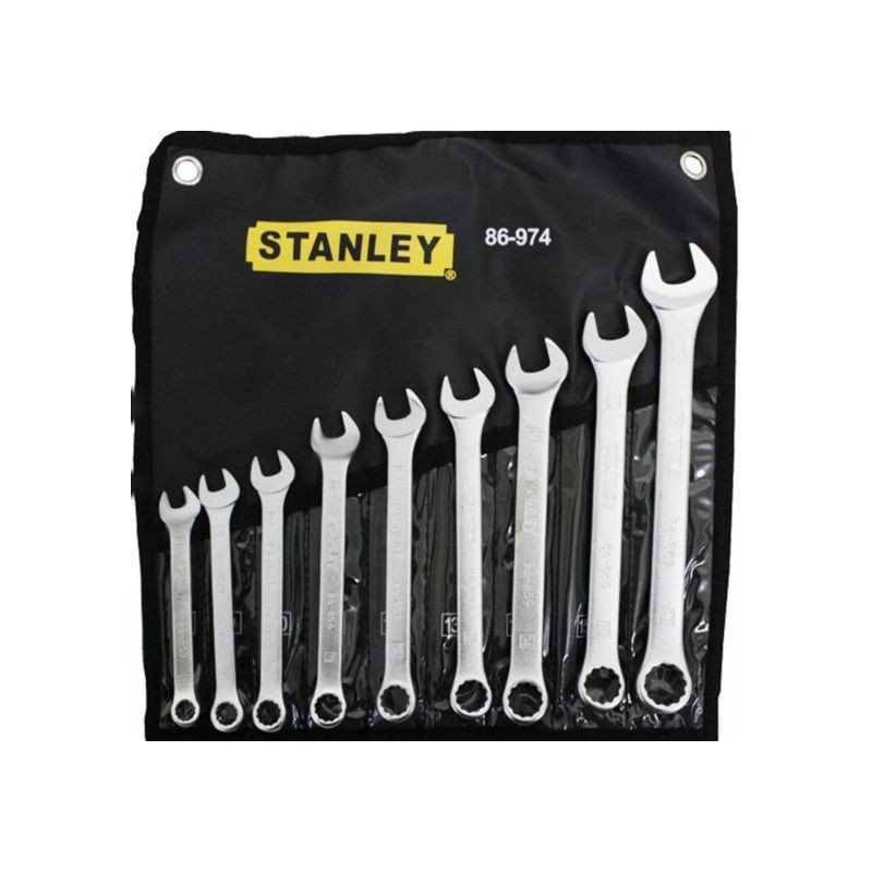 JUEGO LLAVES DOBLE COLA MM 9 PCS STANLEY